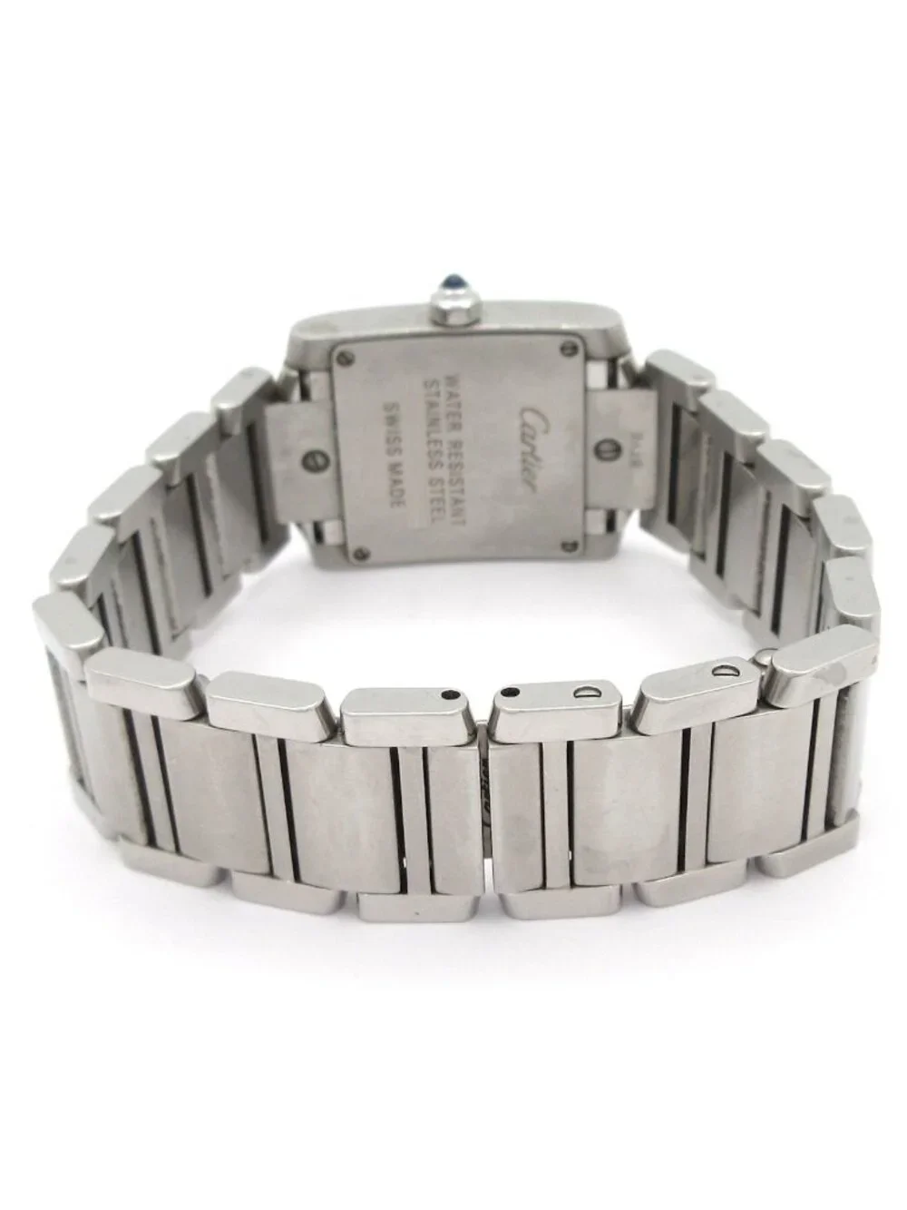 Cartier Watch Tank Francaise SM Diamond Index White